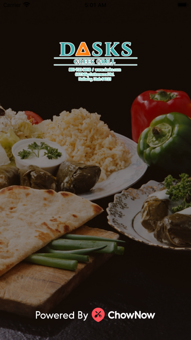 Dasks Greek Grill iPhone screenshot 1 - Food & Drink app