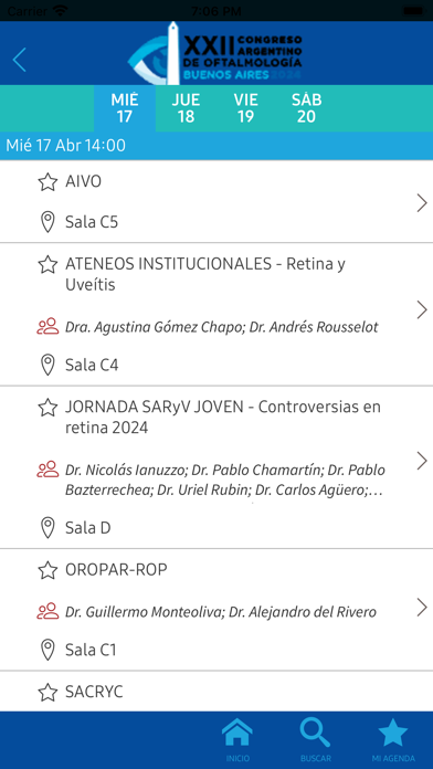 Congreso Oftalmología 2024 Screenshot