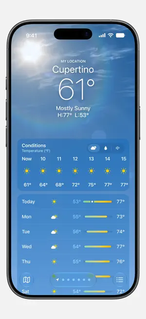 Weather screenshot 2