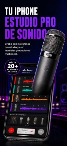 MicSwap MultiTrack Pro: Grabar App Store preview screenshot 1