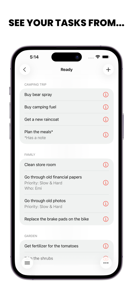 NextAction App screenshot 2
