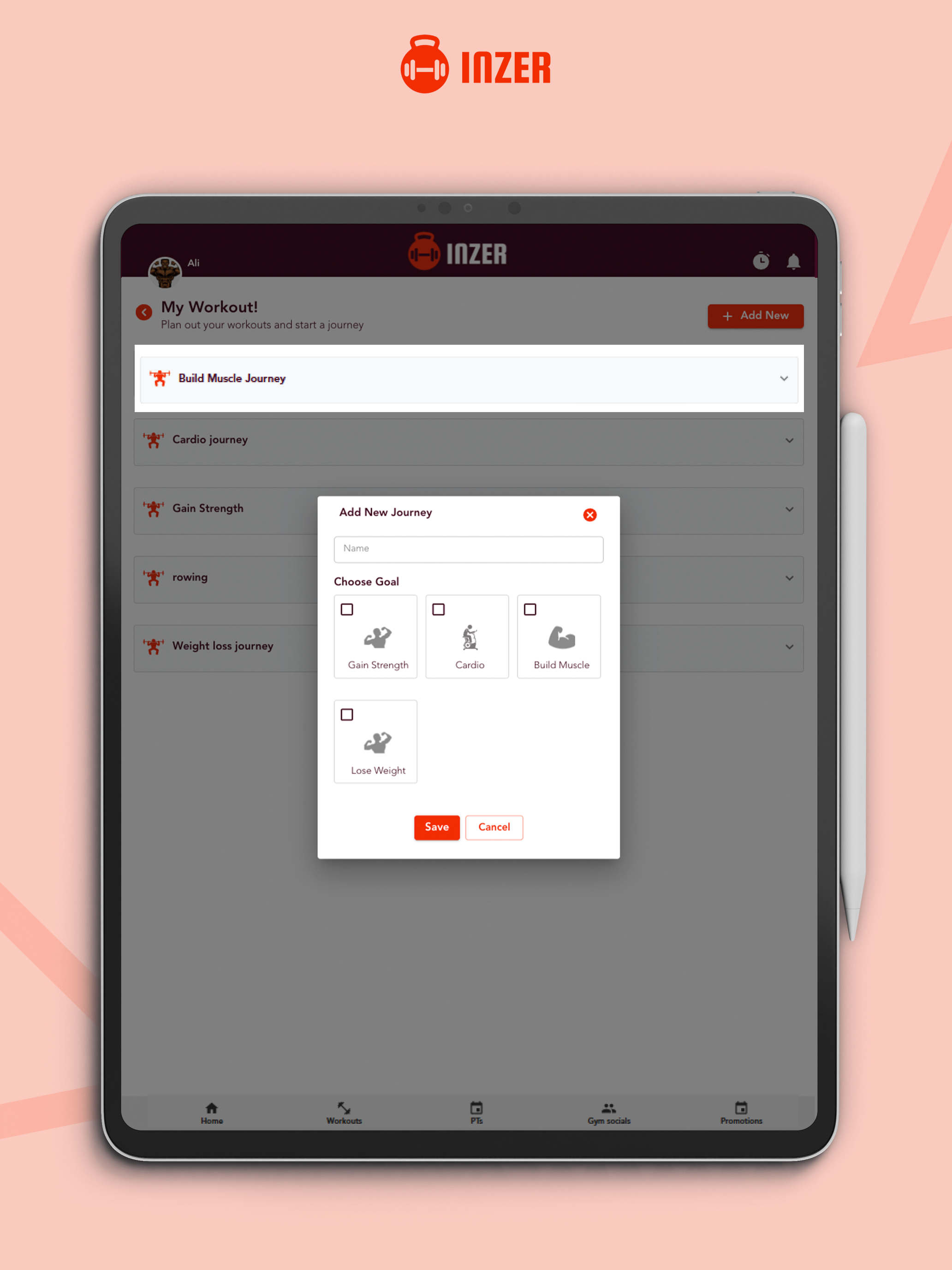 Inzer - Gym Workouts Tracking screenshot 20