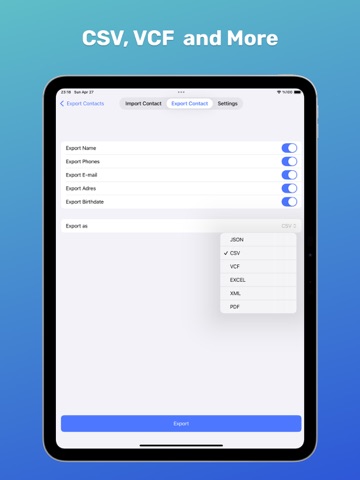 App screenshot