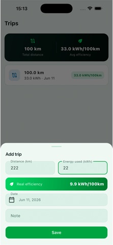 ChargeTrail: 电动车充电记录 screenshot