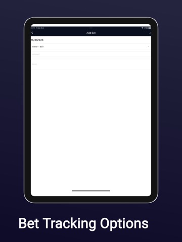 Bet Track Pro iPad screenshot