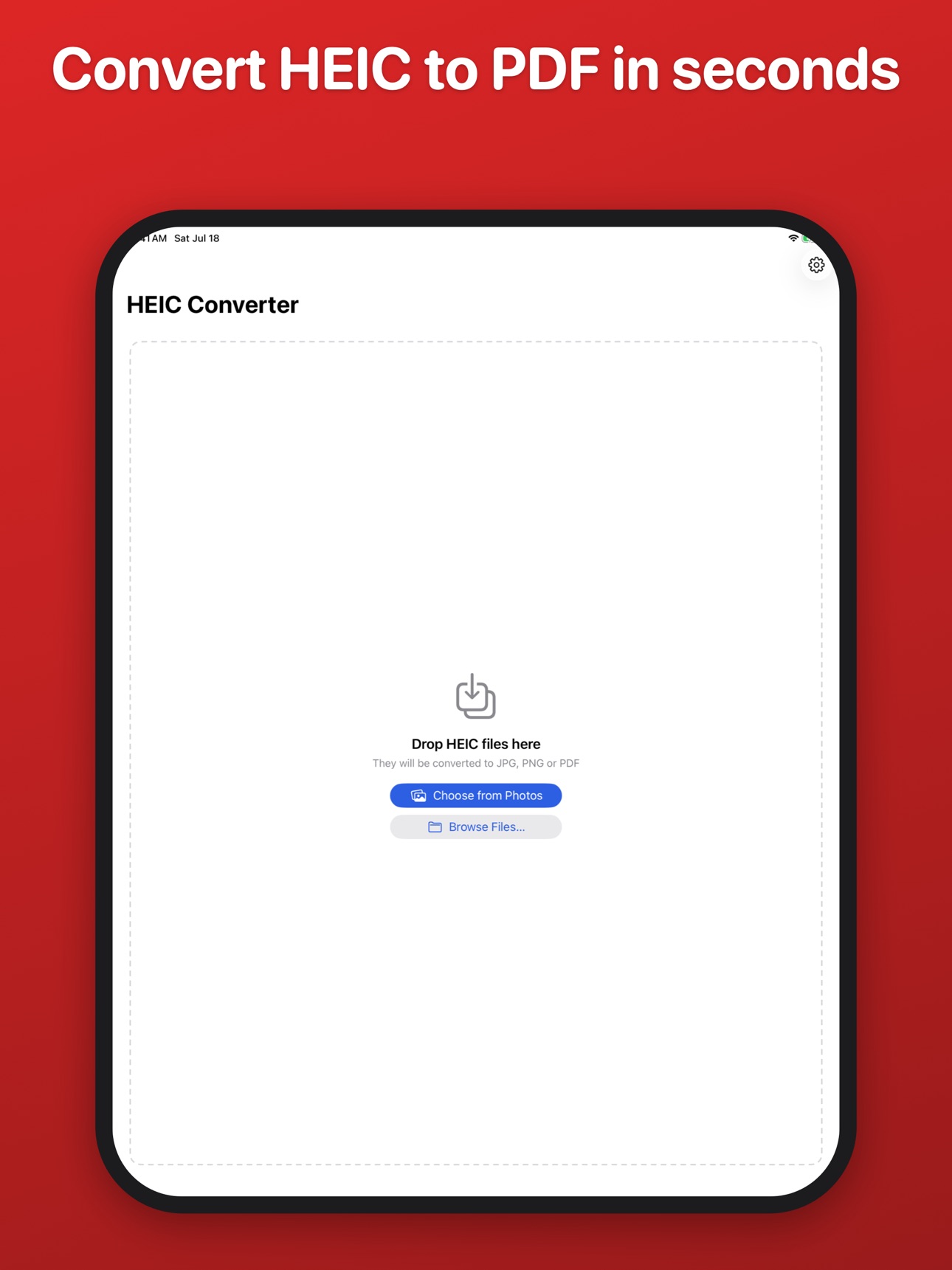 Screenshot 4 of HEIC to PDF — Photo Converter