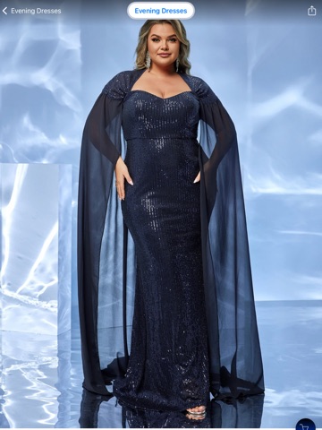 Plus Size Evening Dress Shop iPad screenshot