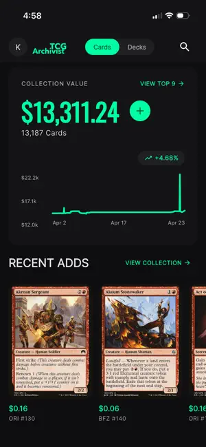 TCG Archivist screenshot 1
