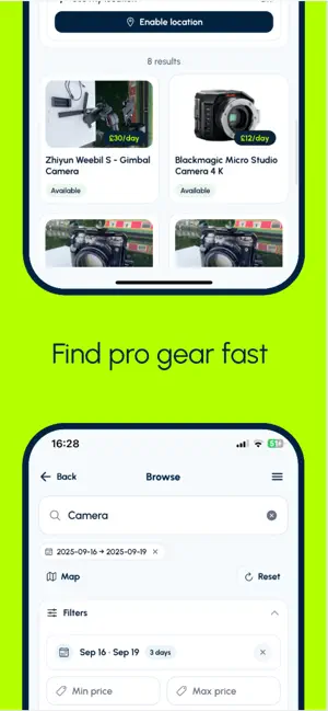 Octo - Rent gear near you. screenshot 3
