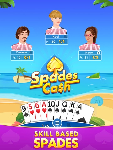 Spades Cash - Win Real Prize iPad screenshot