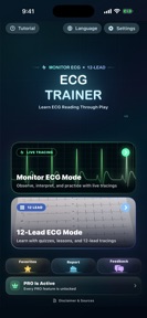 ECG Trainer: Monitor & 12-Lead screenshot