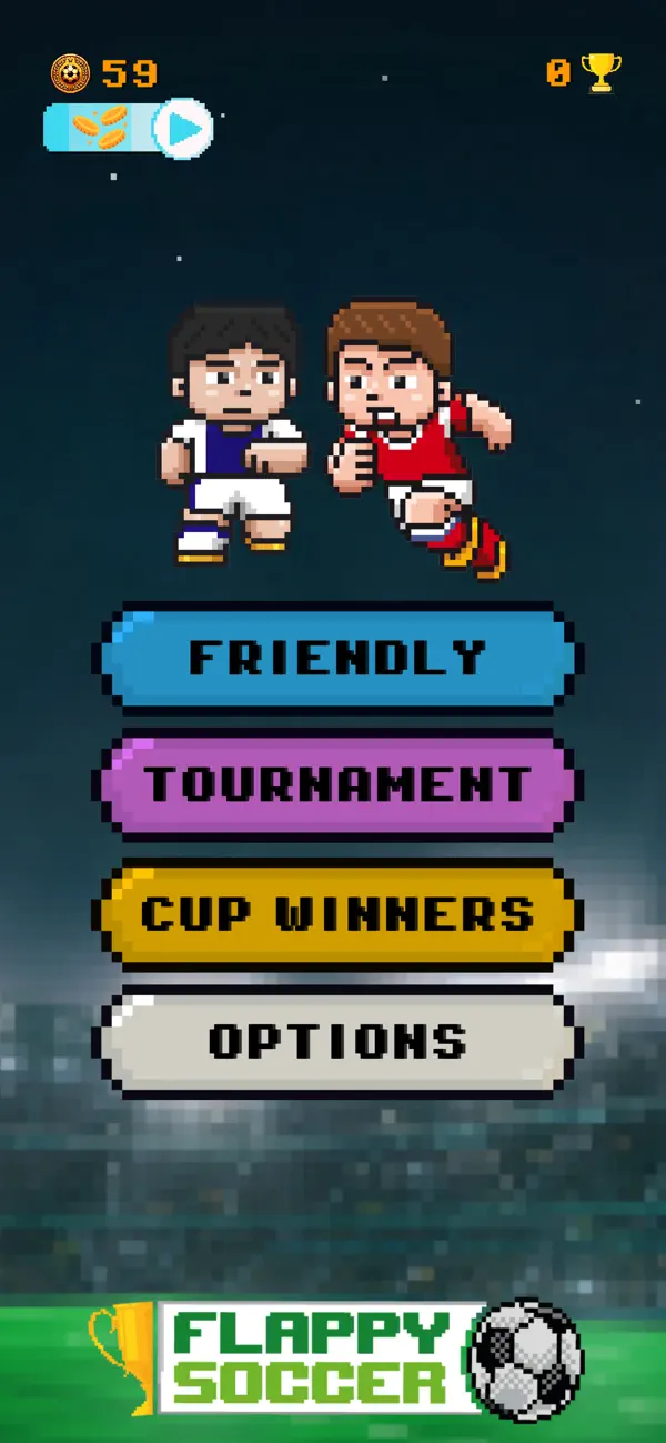 Screenshot #1 pour Flappy Soccer 2027