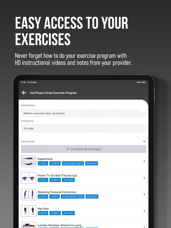 Screenshot #4 pour B Physical Therapy