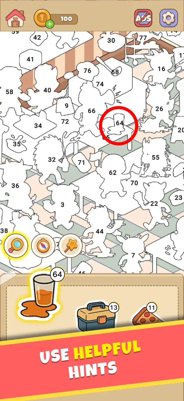 #2. Sticker by Number - Color Book (iOS) By: Spillvoy Gaming Private Limited
