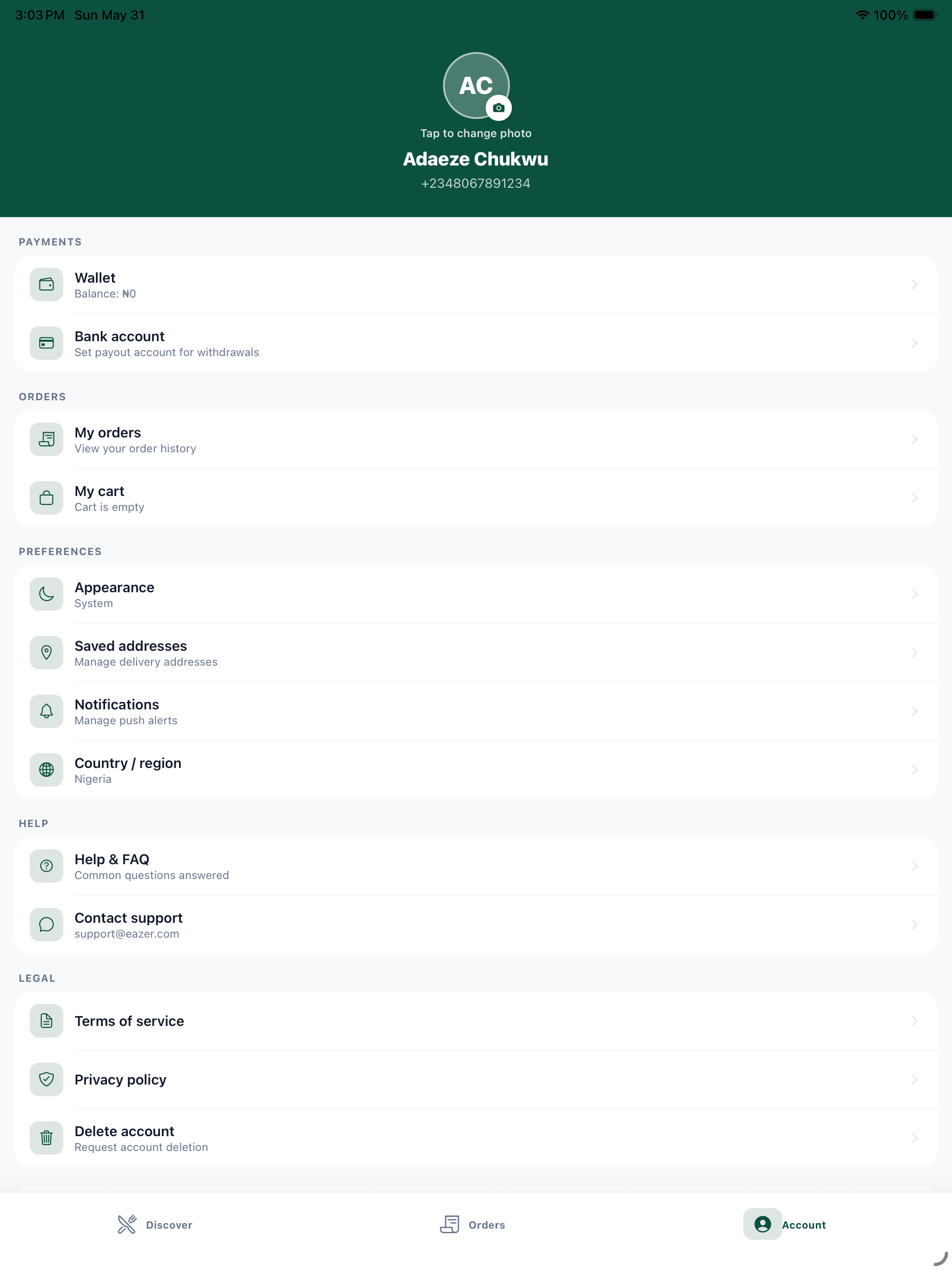 Eazer Shops screenshot 13