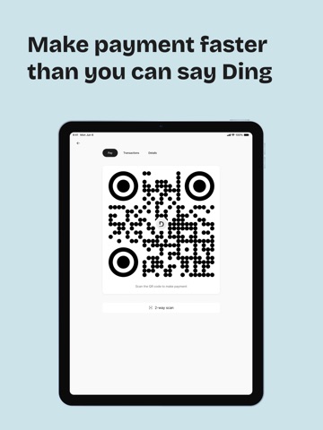 Ding Wallet iPad screenshot