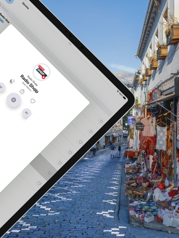 Radio Shqip Live iPad screenshot 5 - Music app