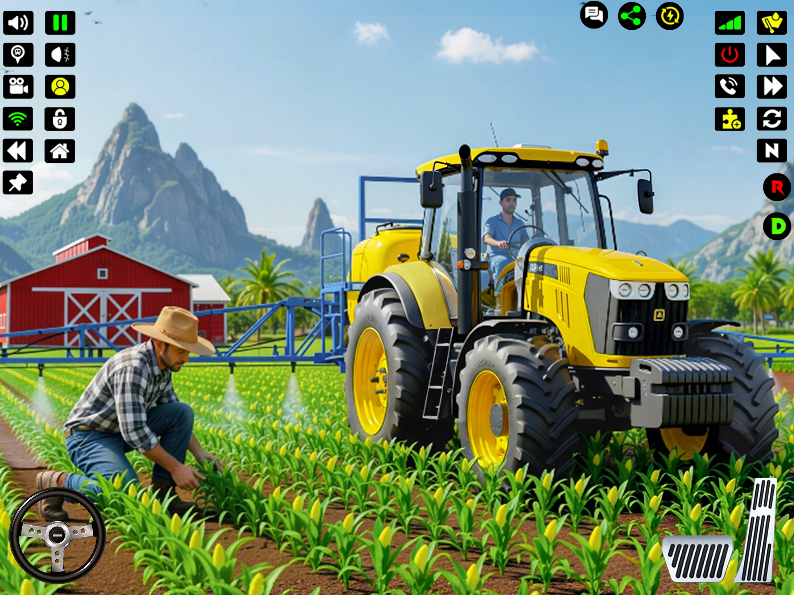 Farming Tractor Game Simulator