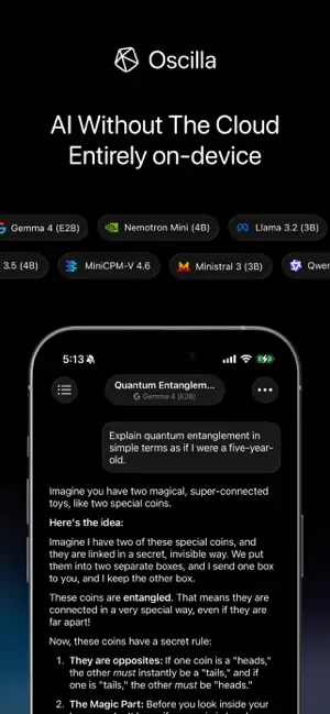 Oscilla - Local AI screenshot 1