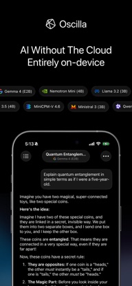 Oscilla - Local AI screenshot 1