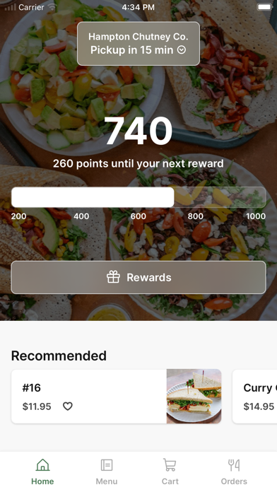 Hampton Chutney iPhone screenshot 1 - Food & Drink app