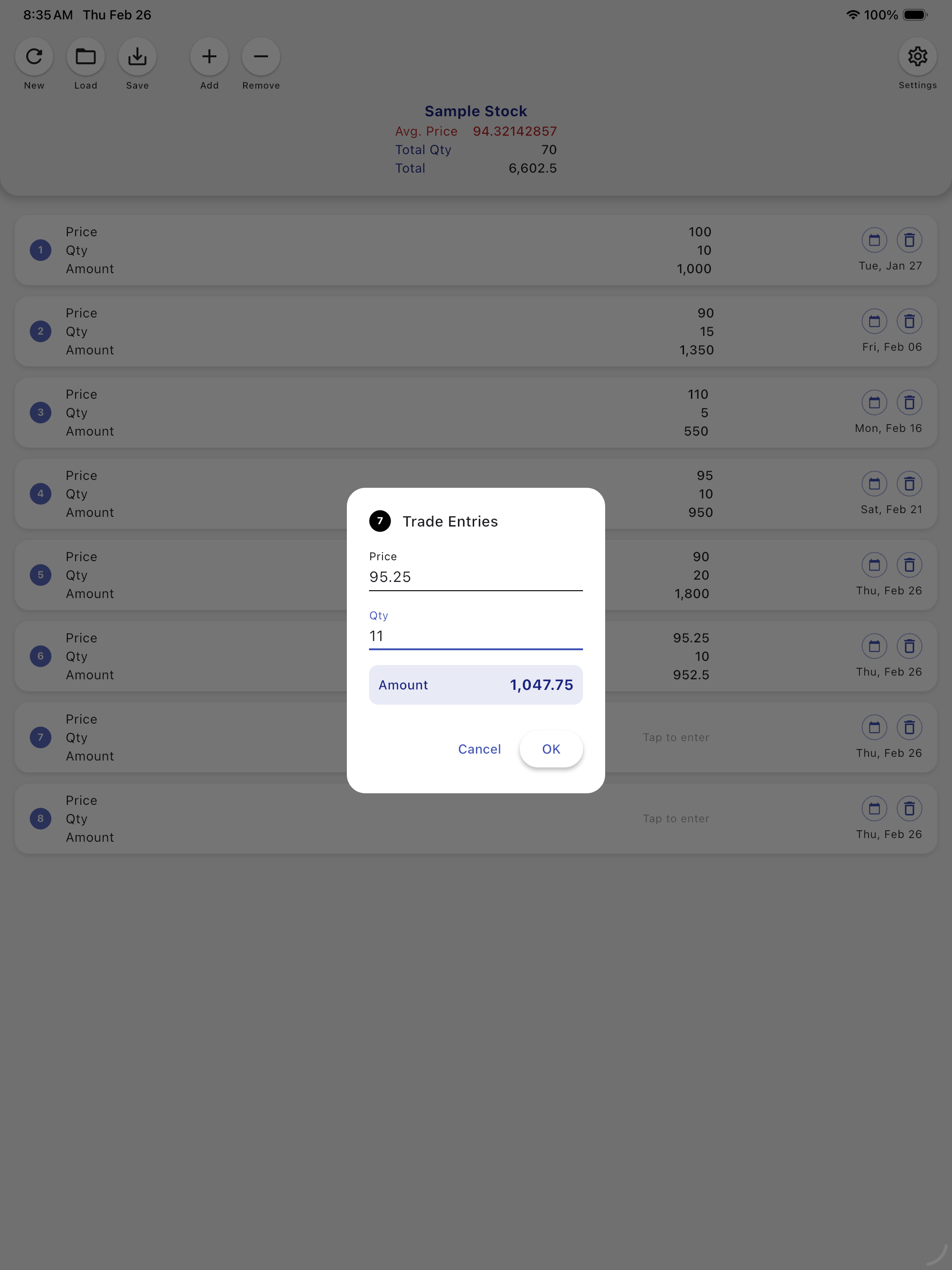 Averit: Stock & Crypto Calc screenshot 5