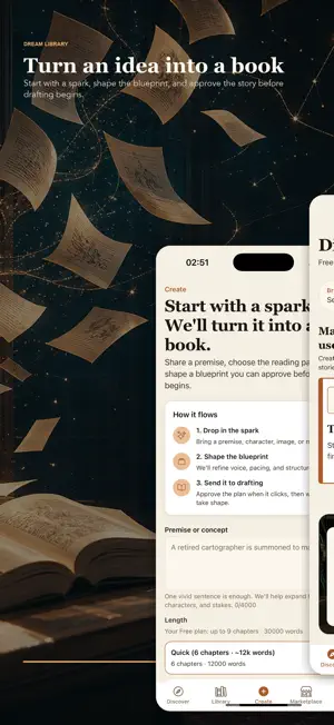 Dream Library: AI Novels screenshot 1