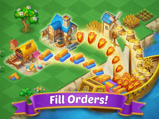 Merge Castle: Match 3 Puzzle iPad screenshot 4 - Games app