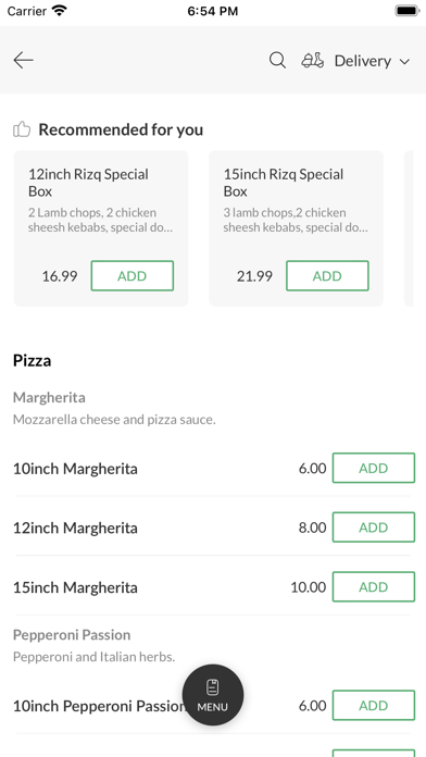 Rizq Peri Peri Grill. Screenshot