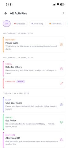 Mindful: Daily Wellness Screenshot 4 of 6