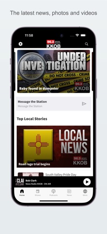 96.3 News Radio KKOB app screenshot