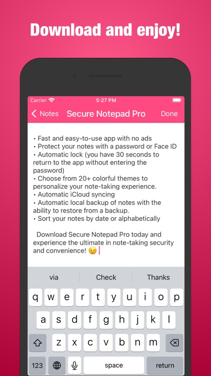Secure Notepad Pro screenshot-3
