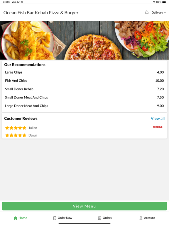 Screenshot #5 pour OceanFishBarKebabPizza&Burger