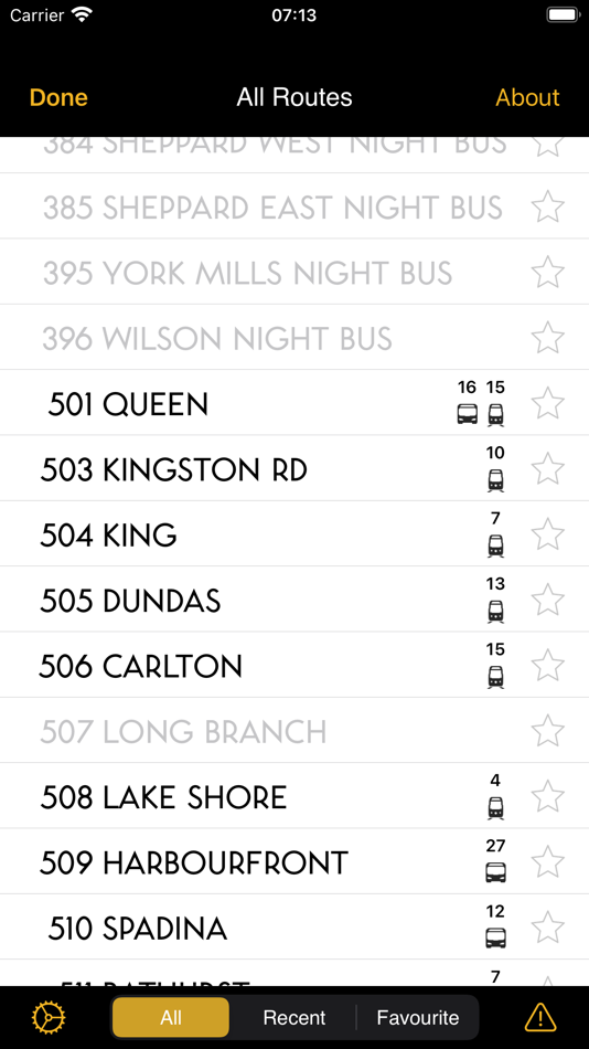 #4. TTC Bus Map (iOS) 由: Merch Visoiu