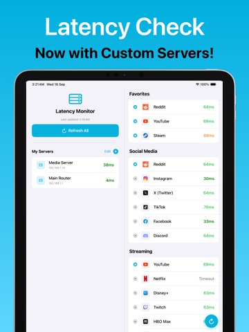 Pingers - Ping & Latency Check screenshot