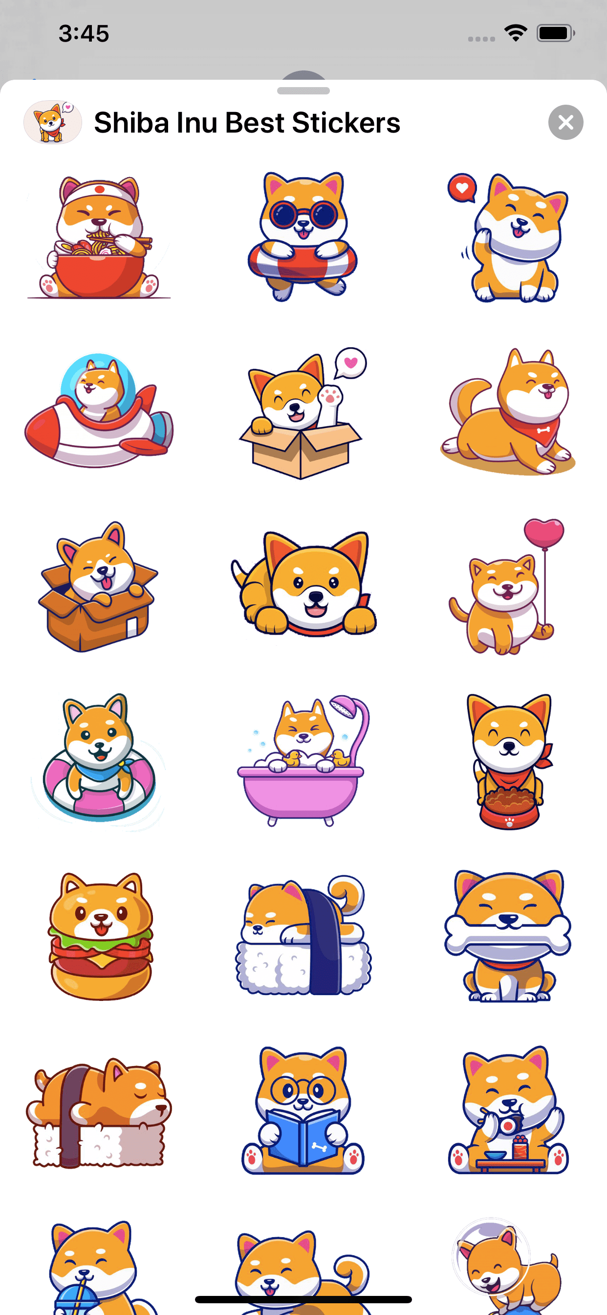 Shiba Inu Best Stickers