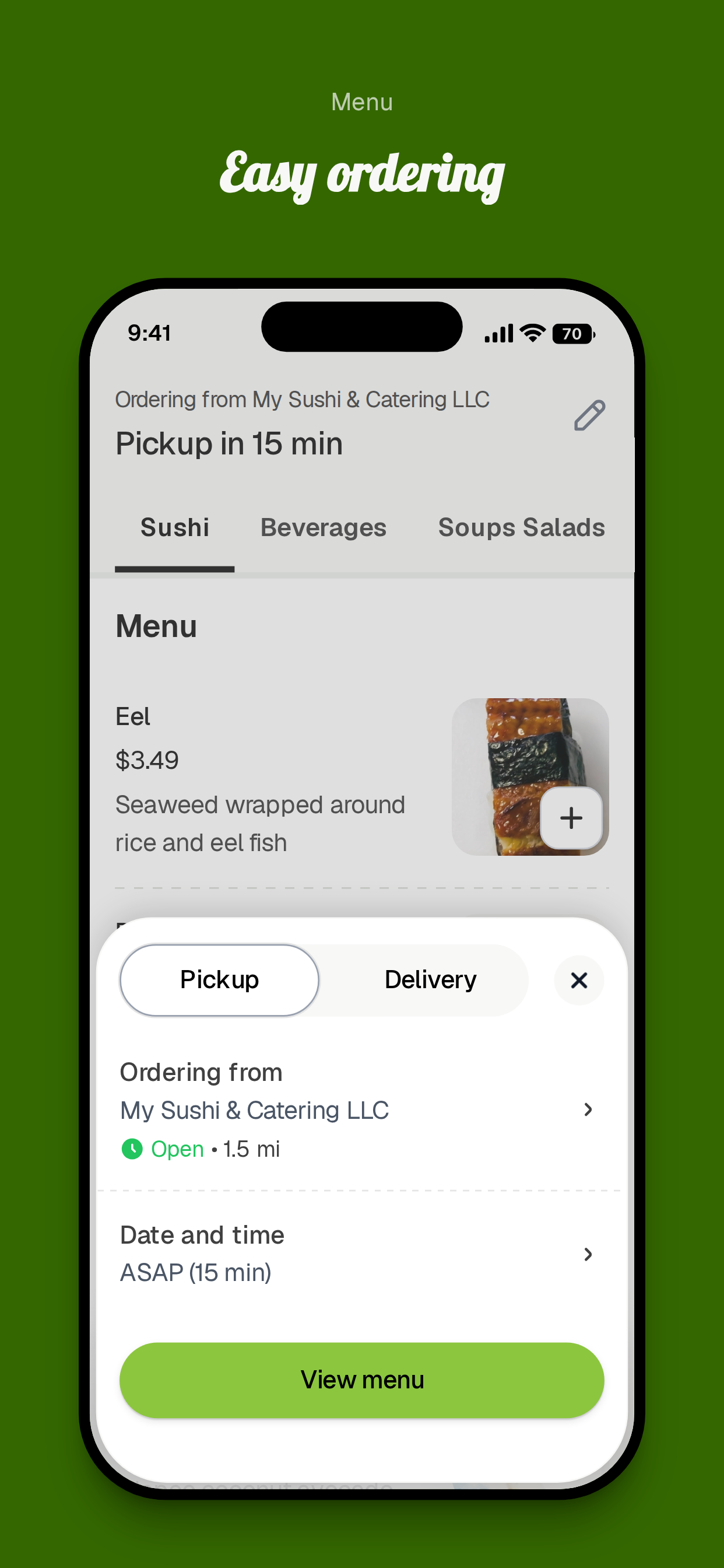 My Sushi & Catering LLC screenshot 3