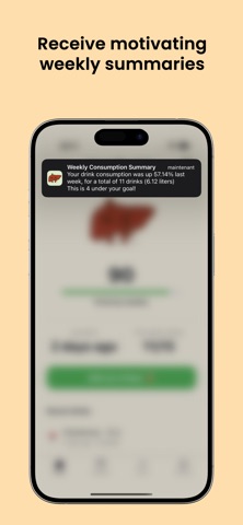 Liver Buddy: Alcohol tracker iPhone screenshot