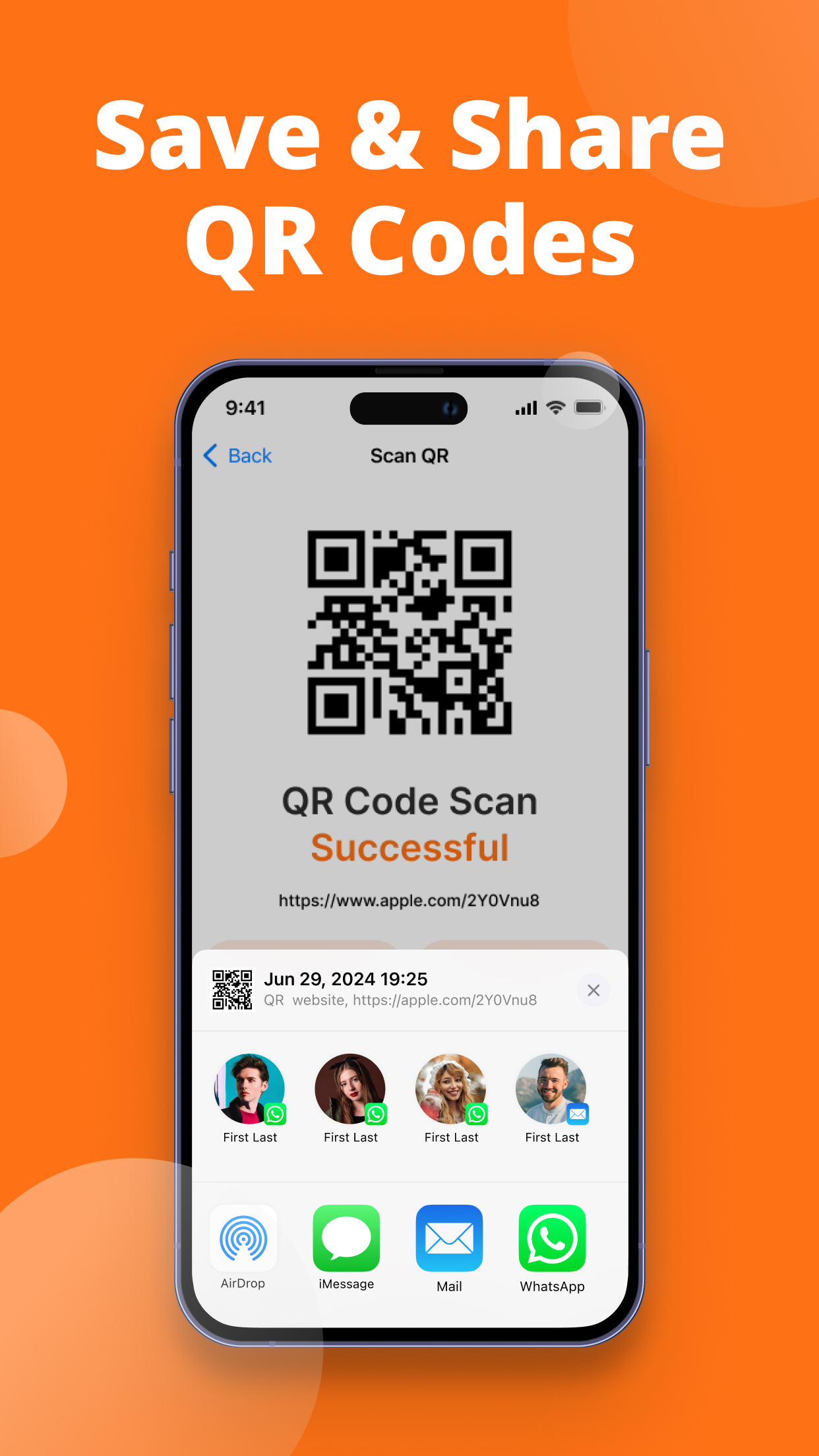 QR Code Reader App for iPhone