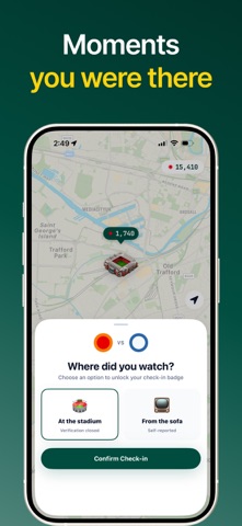 Matchday Track Stadiums - COPA iPhone screenshot