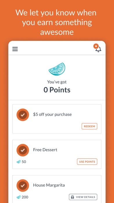Paradise Points Dining Rewards iPhone screenshot 4 - Food & Drink app