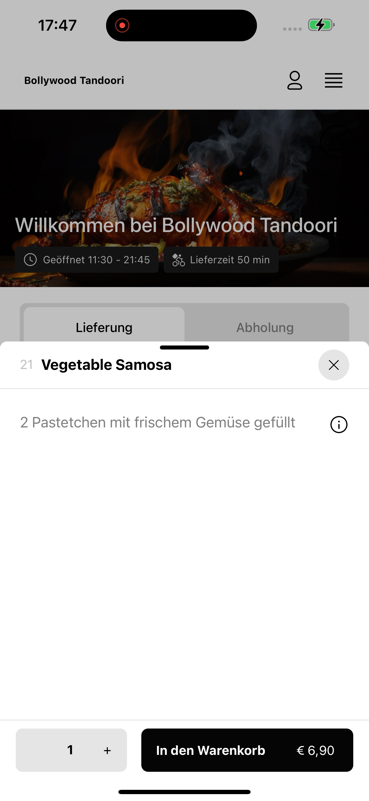 Bollywood Tandoori Innsbruck screenshot 8