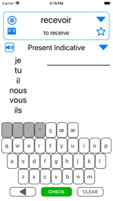 French Verb Drills screenshot