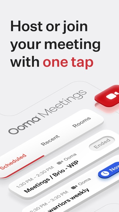 Ooma Meetings Screenshot