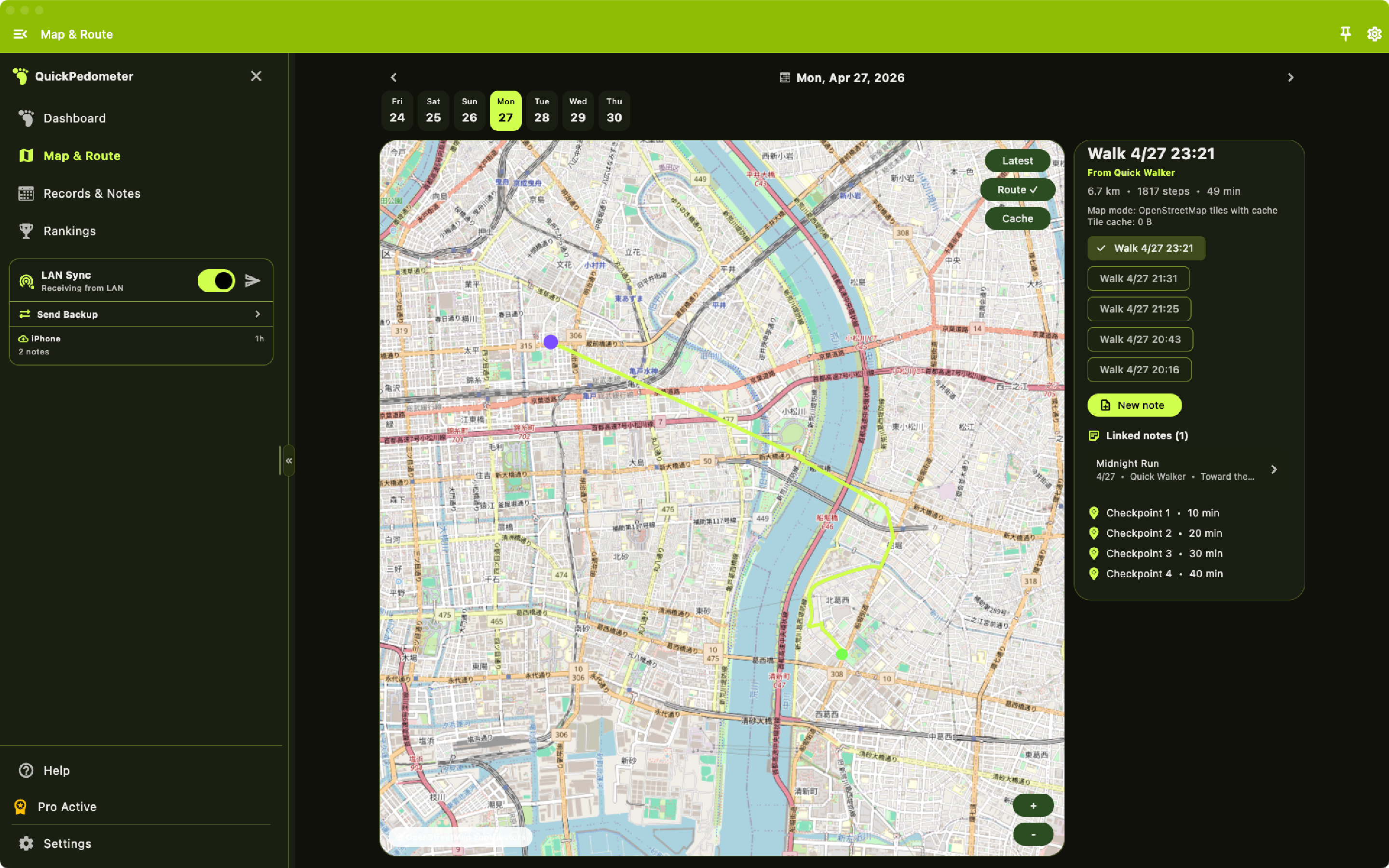 QuickPedometer - Walk & Run