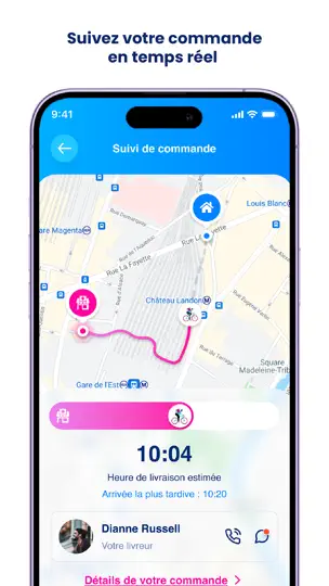 Capture d'écran de Livmed's : Livraison Pharmacie sur iPhone 7