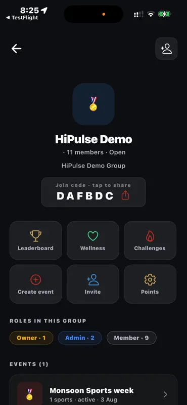 HiPulse — Sports & Fitness screenshot 1 of 7