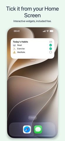 Ticked: Simple Habit Tracker Screenshot 2 of 10