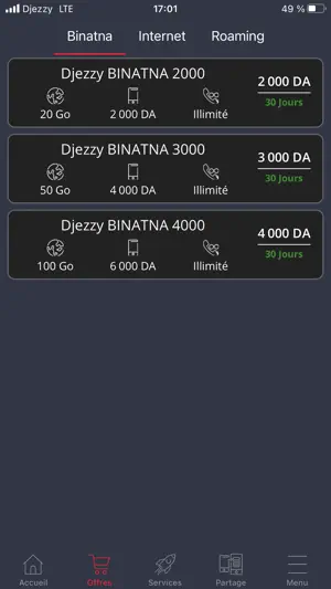 Djezzy screenshot 2