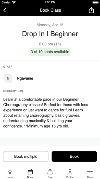 Home Base Dance Studios Screenshot